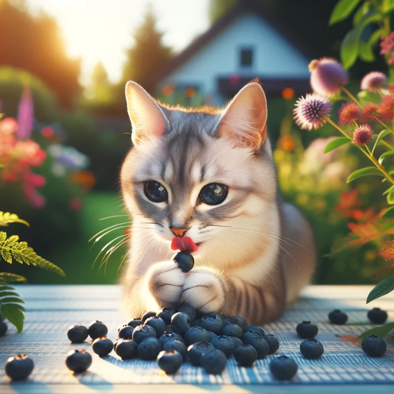 Kan katte tåle blåbær?