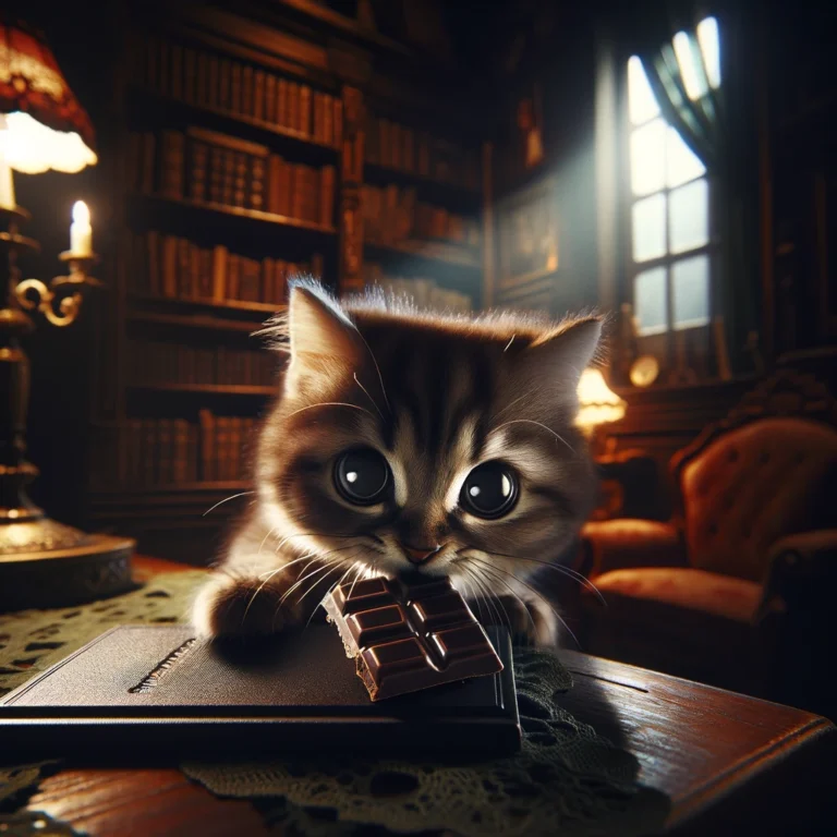 Kan katte tåle chokolade?