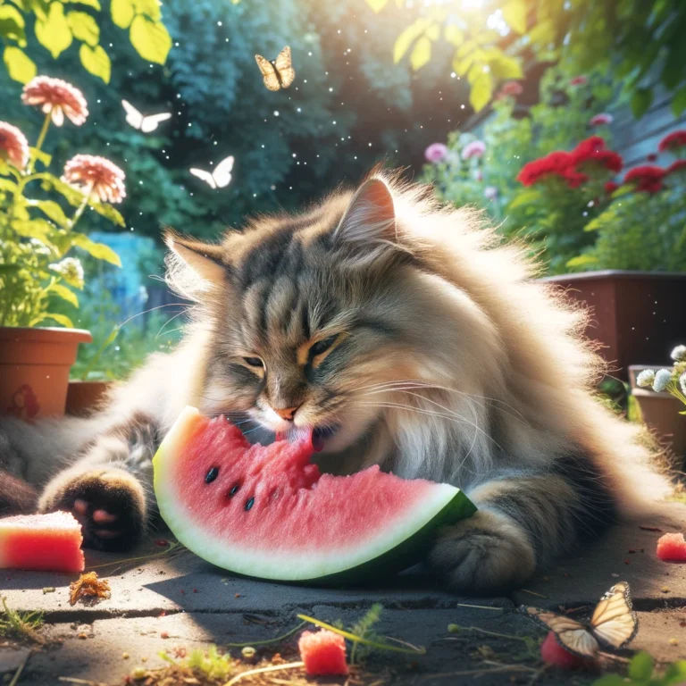 Kan katte tåle vandmelon?