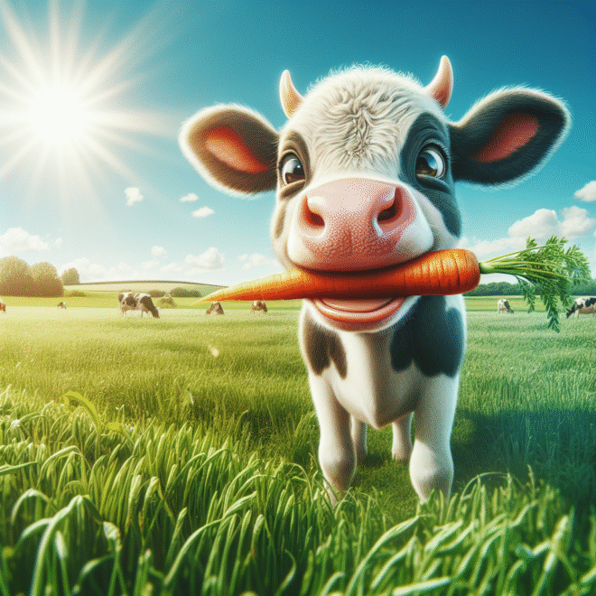 Kan køer tåle gulerødder som en del af deres kost?